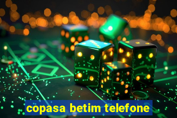 copasa betim telefone